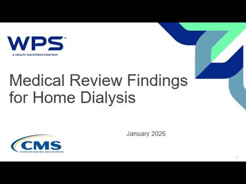 Medical Review Findings for Home Dialysis