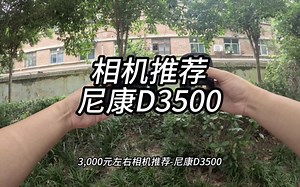 2018年末发布的尼康d3500拥有2400百万像素，1080p视频录制，最重要的是机身的握持感，真的是难以想象的舒服，拿在手上非常轻巧合适，电池的续航也给力！