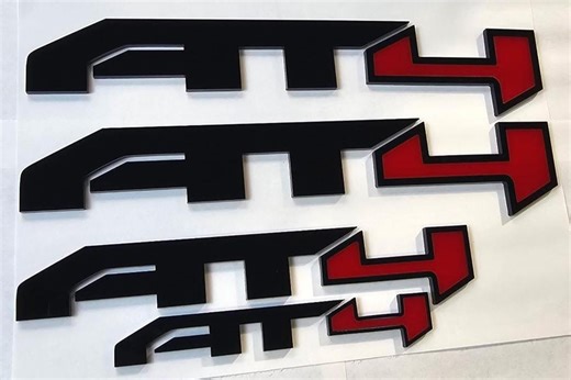 2020-2026 GMC Yukon AT4 Door / Liftgate / Grille Emblems Set of 4 - Etsy