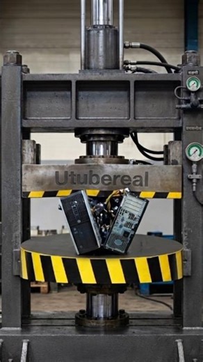 Hydraulic Press vs CPU 💻💥 | Crushing Computer PC | Satisfying Destruction