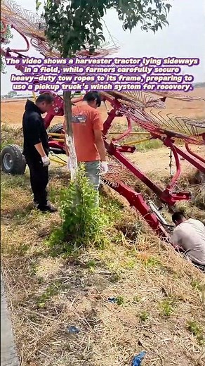 Tractor Takedown Rescue: Watch This Farm Recovery Mission in Action!