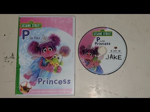 Opening To Sesame Street P Is For Princess 2010 DVD