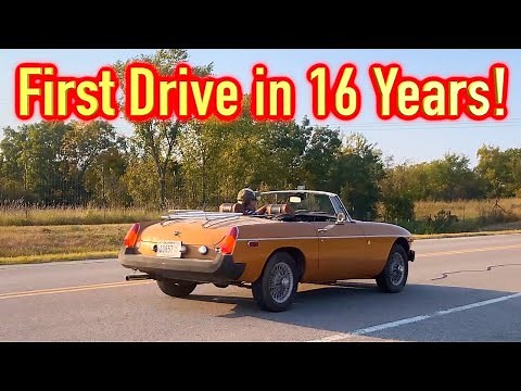 Carb Rebuild and Driving the 1975 MGB For the 1st Time in 16 Years!!