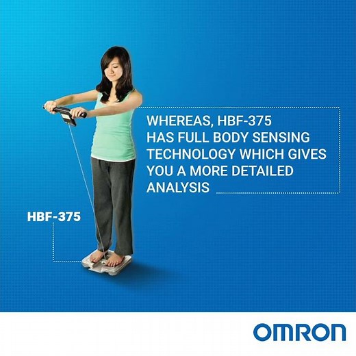Difference between Omron's HBF-222T and HBF-375