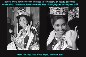 1K views · 30 reactions | VIDEO Miss World 1966, the 16th edition of the Miss World pageant, was held on 17 November 1966 at the Lyceum Ballroom in London, UK. The winner was Reita Faria of India, first Asian delegate to win Miss World title.[2] She was crowned by Miss World 1965, Lesley Langley of United Kingdom | Beauty Queens Pictures | Facebook