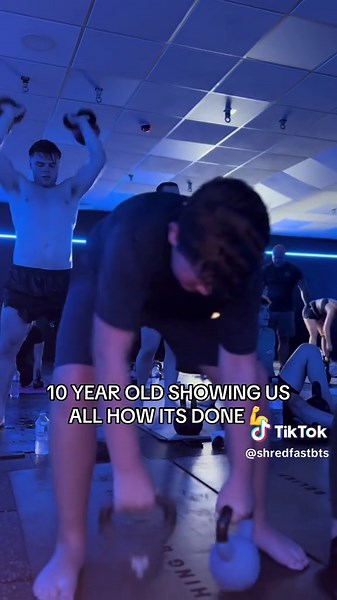 10 Year Old Boy Excels in Gym Class at ShredFast Liverpool