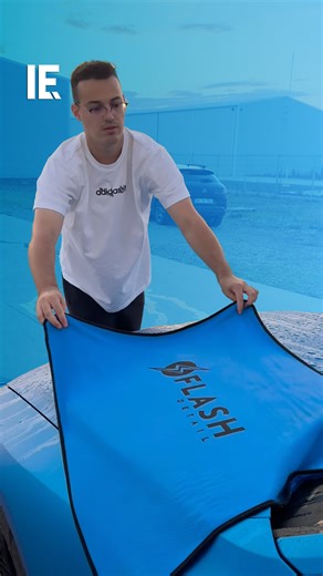 105K views · 310 reactions | With the Flash Detail Towel, can a twisted-loop microfiber towel dry something while wet? : flashdetailinternational / IG | Interesting Engineering | Facebook