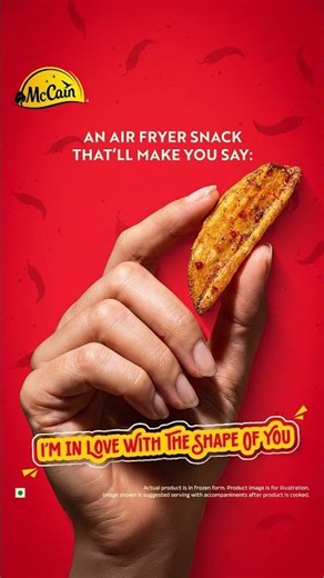 We get it. 🤩 Take a bite—McCain Airfryer Masala Crispers disappear fast!