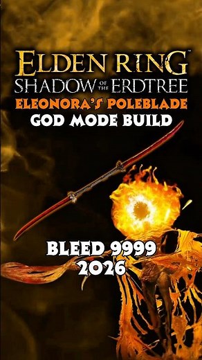 ELEONORA is INSANE!🔥I Broke Elden Ring With THIS Build 😳 Elden Ring Eleonora's Poleblade Build