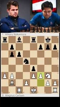 Magnus Carlsen Vs Hikaru Nakamura – Chess Match #challenge #chess #match #chessgame #chesscom
