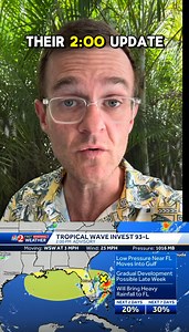 15K views · 359 reactions | Hurricane Center has started running computer models- as development chances tick up… | Eric Burris - Meteorologist | Facebook