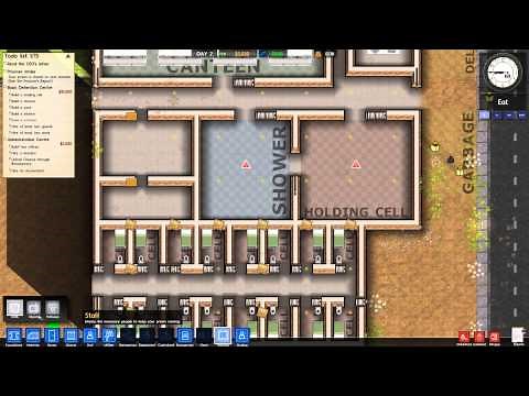 Prison Architect basic prison layout