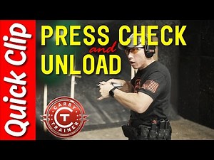 Press Check & Safely Unloading a Pistol with Sang Lee