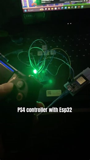 Control ESP32 with PlayStation Controller. #arduinoproject #esp32 #ps4
