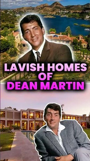 Inside Dean Martin’s Lavish Homes | From Palm Springs to Beverly Hills#shorts #deanmartin
