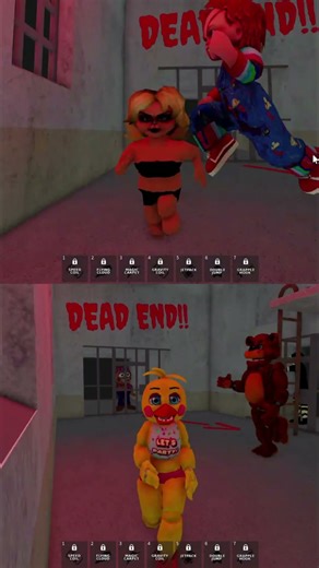 RUN FROM CHUCKY! SCARY OBBY, RUN FROM FREDDY! SCARY OBBY Roblox #shorts #shortvideo #shortsroblox