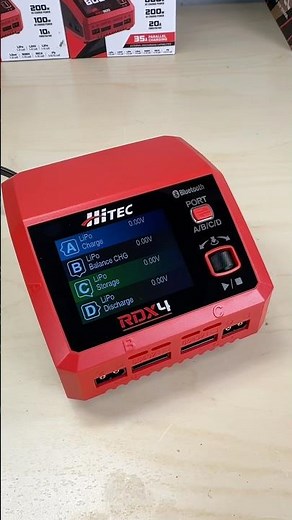Charge 4 RC Batteries! Hitec RDX4
