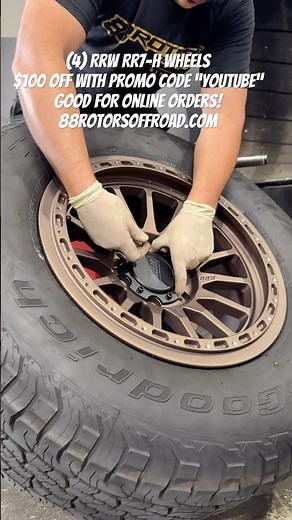 RRW RR7-H FLOW FORMED WHEELS ON 2025 TACOMA #88rotorsoffroad