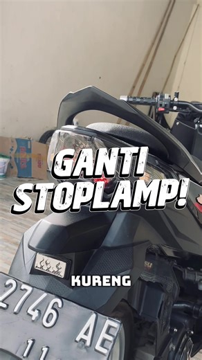 Ganti Stop Lamp RGB di Motor Beat Deluxe