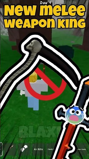 NEW SCYTHE - BEST WEAPON of 99 nights in the forest #roblox #blaxieroblox