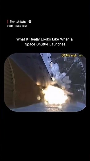 This Is What a Space Shuttle Launch Really Looked Like 🚀