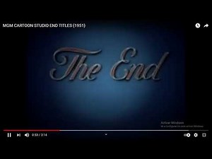 Droopy - Daredevil Droopy End Title (1951)