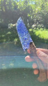 49K views · 2.5K reactions | Blue Quartz #handmade #flintknapping #Quartz #art #knife #fyp | Josh O'Dell | Facebook