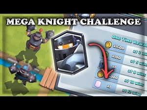 Mega Knight Gameplay & Challenge | Clash Royale