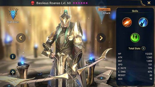 Basileus Roanas - HellHades - Raid Shadow Legends