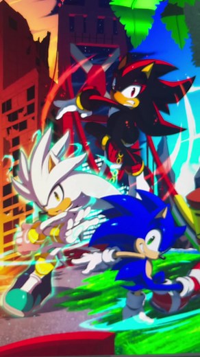 I draw, too! Here’s a Sonic piece from a little while back 💛 #digitalart #art #artreveal #sonic #sonicthehedgehog #shadow #silver #fanart #artistsoftiktok