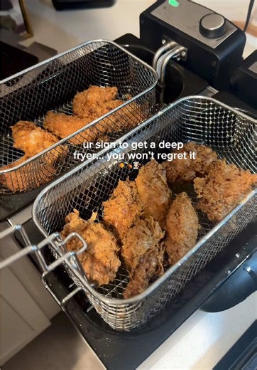 You’ll be using it all the time😍1000/10 #electricfryer #electricdeepfryer #deepfry #deepfried #kitchengadgets