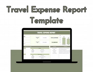 Modèle de note de frais de voyage : Google Sheets Budget Planner (téléchargement numérique)