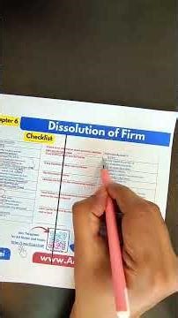 #14 Dissolution of Partnership Firm Revision Series | Class 12 Accounts | Board 2026