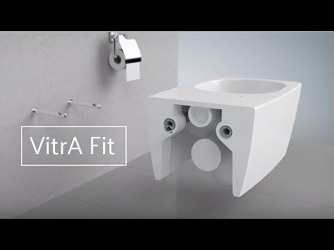 VitrA installation guide for wall-hung wc with concealed fixings