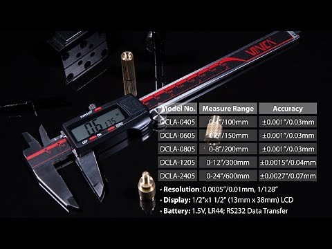 VINCA DCLA Digital Caliper review and tutorial