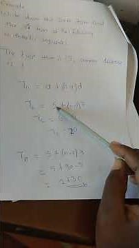 arithmetic sequences-finding the nth term