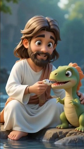 Jesus and the Baby Dinosaur Story