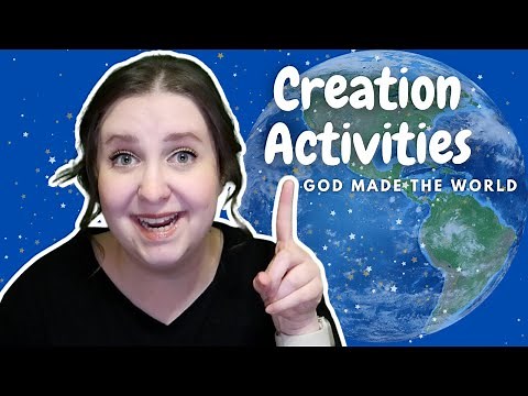 The Creation Story Activities | Bible Series For Kids | Toddler & Preschool Learning