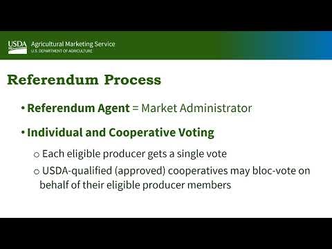 FMMO National Proceeding:Referendum Process