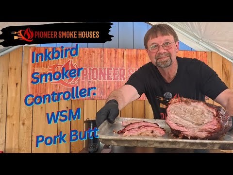 Inkbird Smoker Controller on Weber Smoky Mountain - Smoking an AMAZING Pork Butt