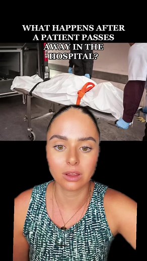 What happens to a patient after they pass away in the hospital? #Nurse #icunurse #rn #icurn #nursing #ICU #nursingstudent #newgradnurse #nursingschool #nurselife #icunurselife #registerednurse #ccrn #death #hospice #greenscreen