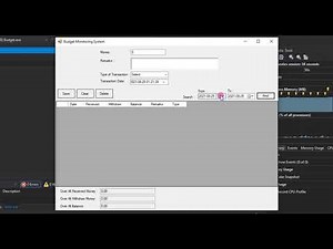 Budget Management System in VB Net Free Full Source Code DEMO