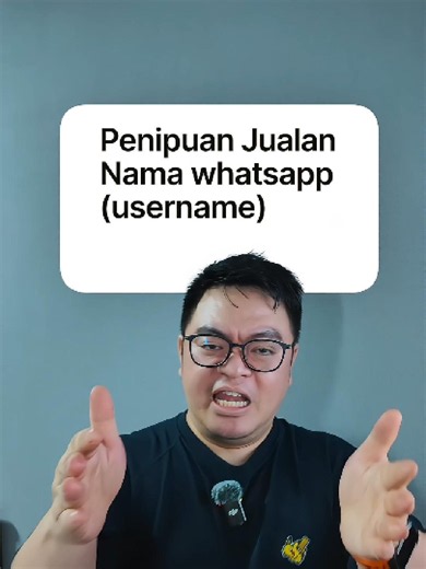 Bahaya Jual Beli Nama (username) whatsapp. Repost ya #whatsapp #scammer