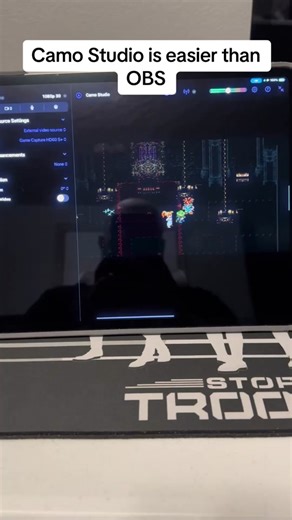 Camo studio is way easier than OBS. My workflow just got a whole lot faster for all my portable friends out there. #camostudio #gamingsetup #retroid ##retrogaming