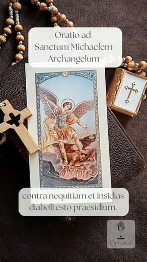 Prayer to Saint Michael the Archangel #stmichael #latinprayer