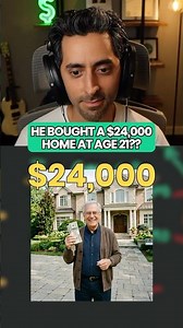 He bought his first home for only $24,000?! 🫠#shorts #finance