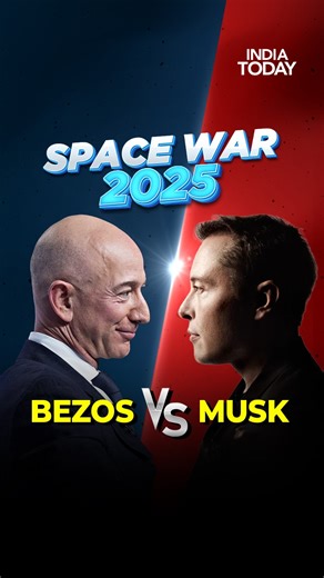 Bezos vs. Musk: The ultimate space battle begins as Blue Origin’s New Glenn takes on SpaceX’s dominance! Will this launch change the space game forever? Who’s your pick to win the space race? Let us know in the comments #SpaceWar #ElonMusk #JeffBezoz @kshitijaagosavi | India Today