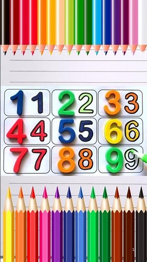 1 2 3 4 5 6 7 8 9 10 counting number, 1 2 3 song nursery rhymes #englishcounting #viralvideos