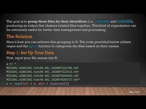 How to Group Files by Name in R
