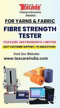 Fibre Strength Testing Made Easy – Step-by-Step Demo, Computerised Fiber Strength Tester, ASTM D3822
